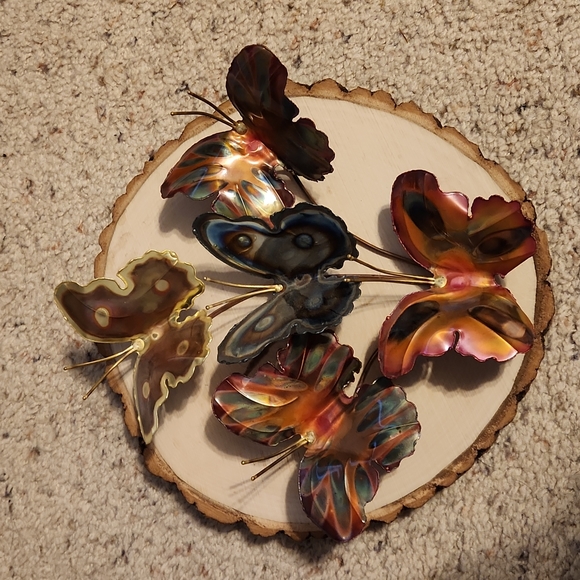 Unknown Art Lovely Butterfly Design Metal Art Hanging Poshmark